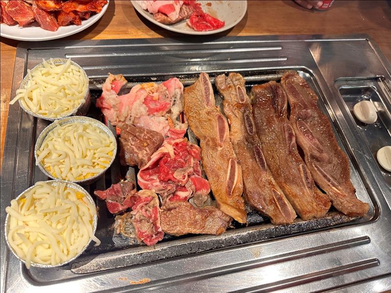 Picnic Garden BBQ Buffet food