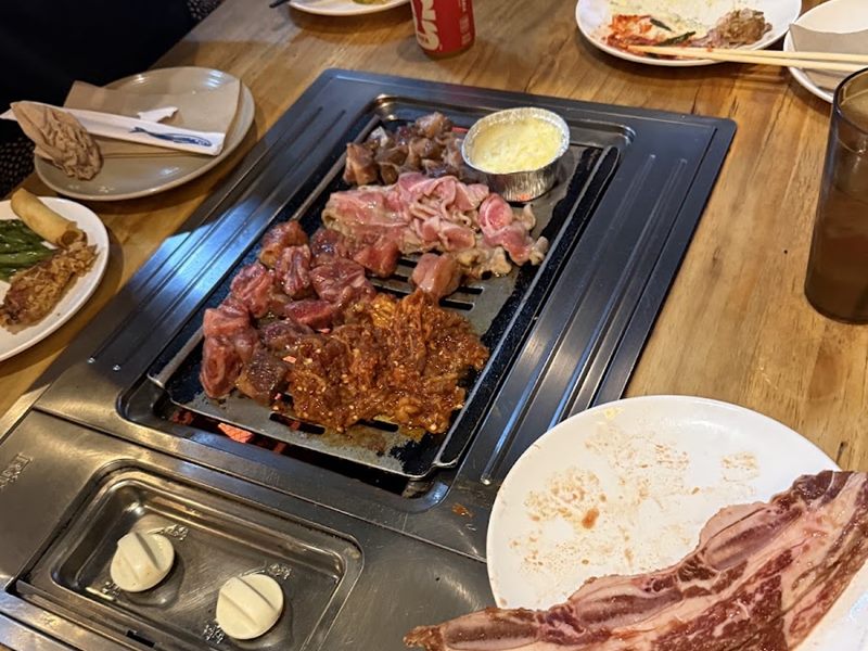 Picnic Garden BBQ Buffet food