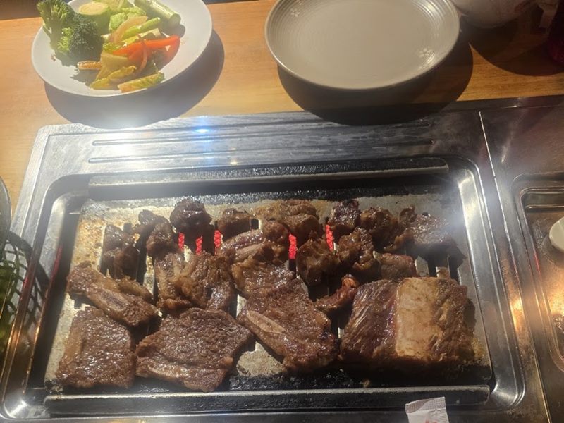 Picnic Garden BBQ Buffet food